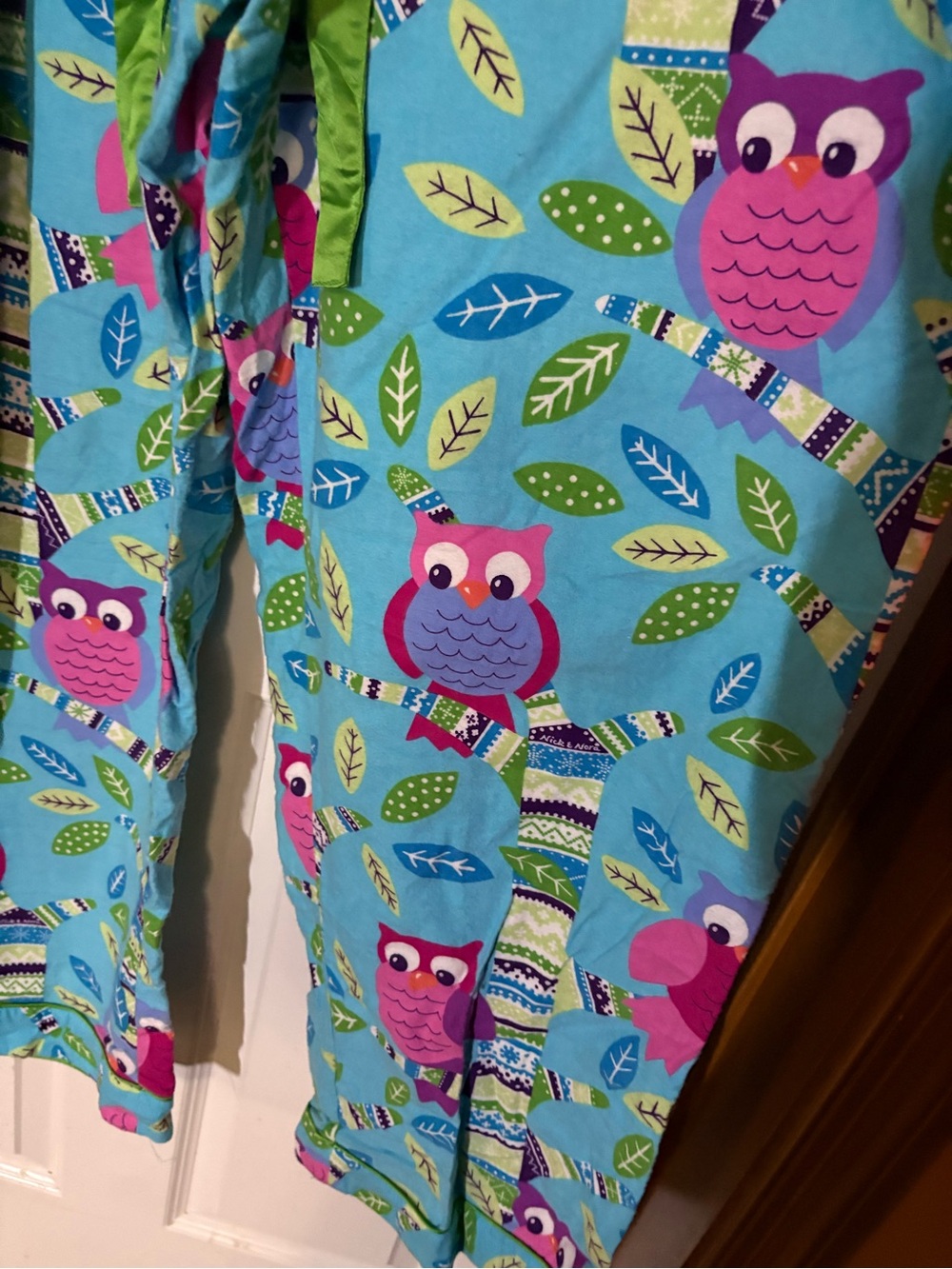 Nick & Nora Flannel Owl Pajamas - Picture 5 of 6